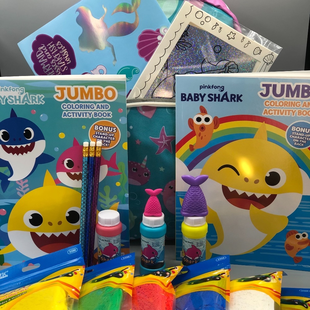 19 Piece Narwhal Backpack Bundle